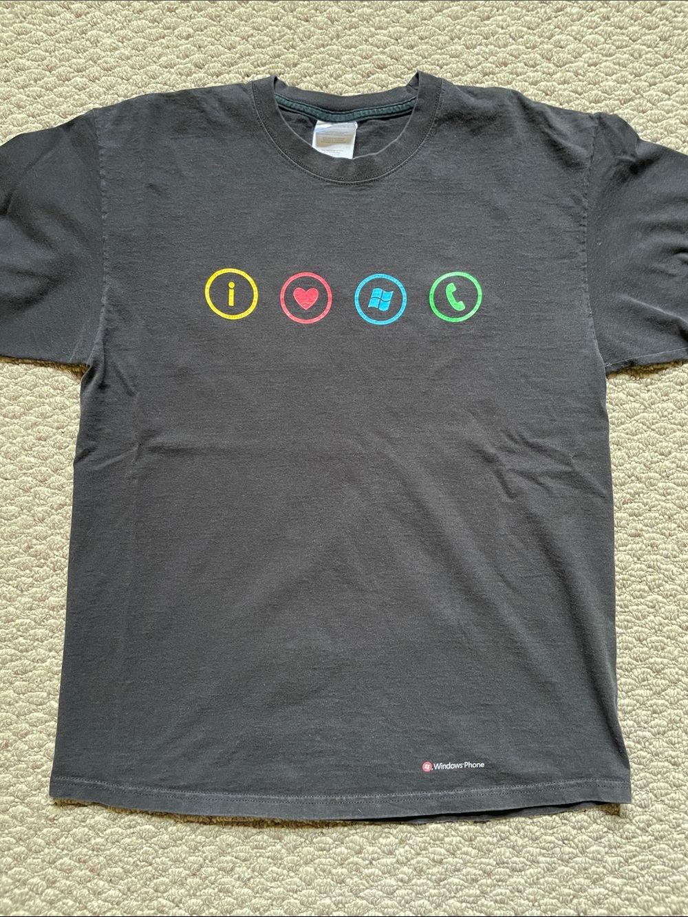 2009 Microsoft Windows Phone tech promo t shirt